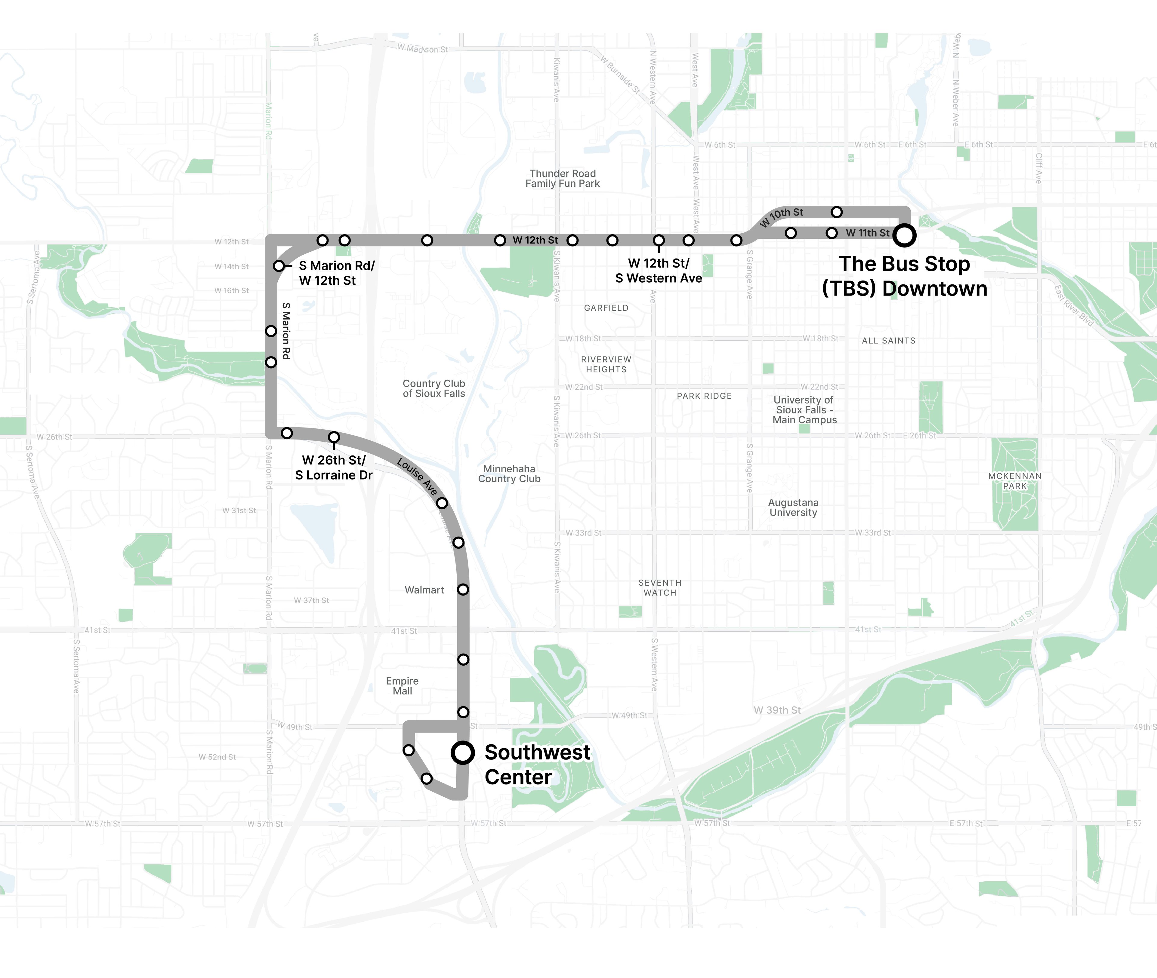 Via SAM_Bus Route Maps_Gray