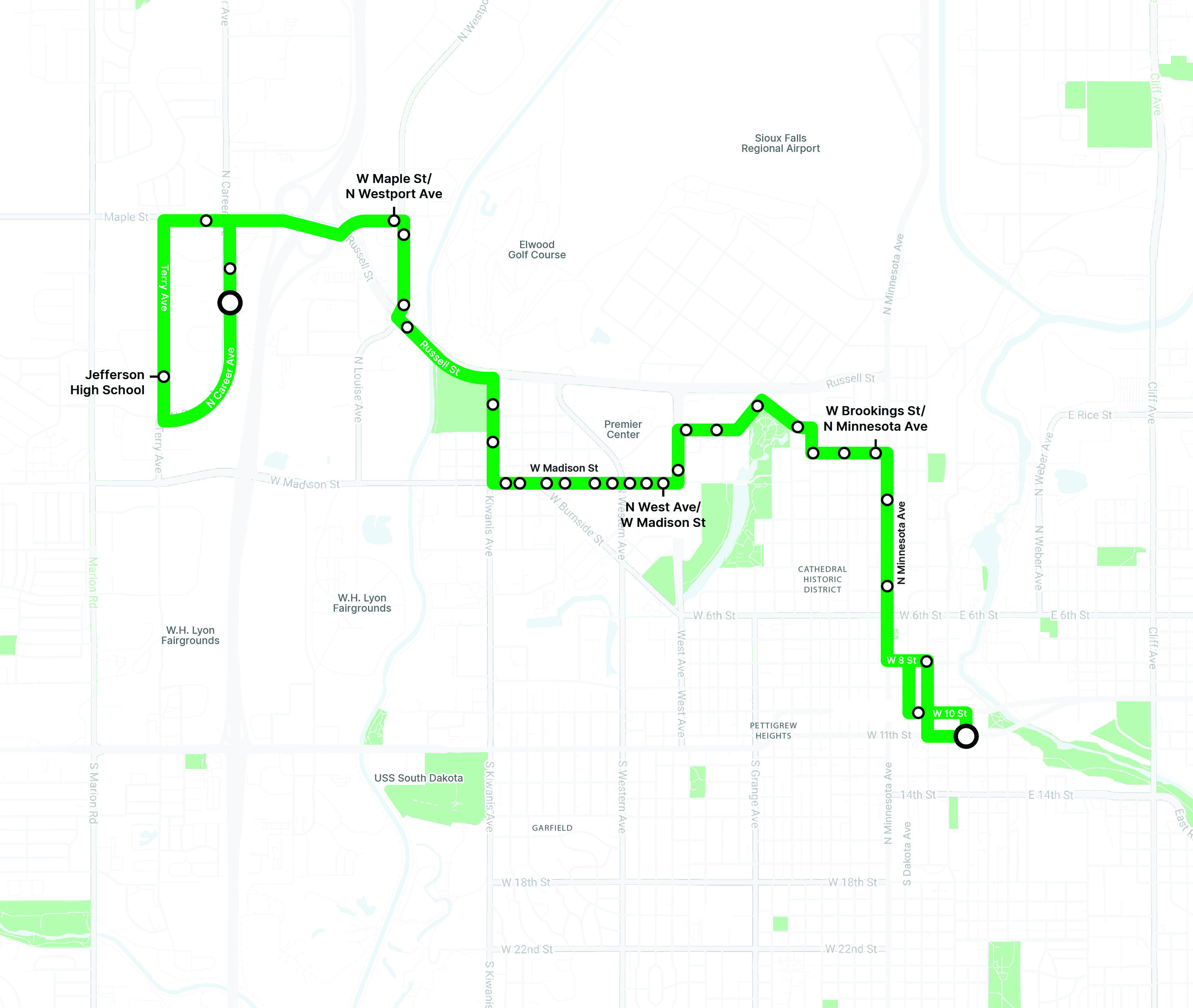 Green Line | Sioux Area Metro